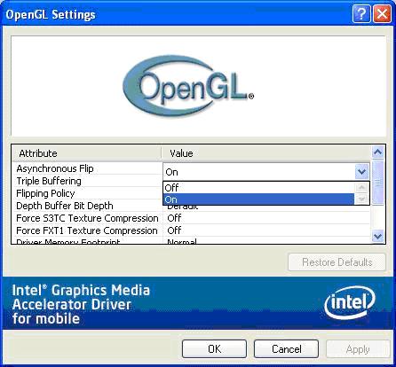 opengl 2.0 video card driver download